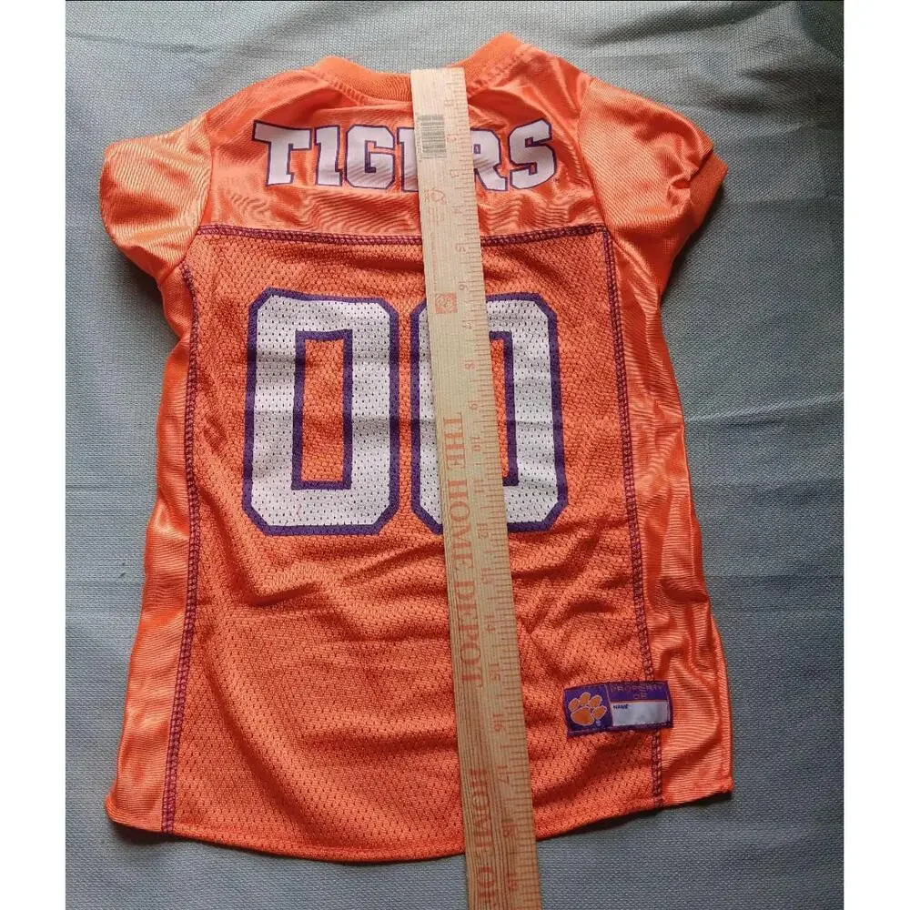 Clemson Tigers Small Dog Shirt Orange Football Fan Team Spirit Collegiate Pet